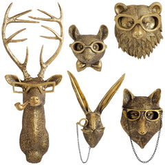 GUASDIE tête de cerf vue de face montrant style vintage et impact décoratif
