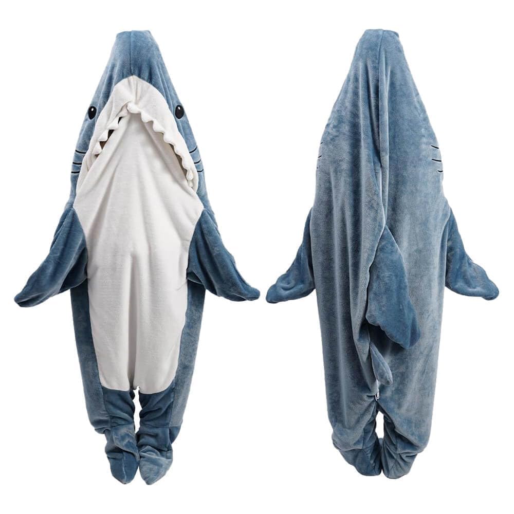 Gudina vue avant du hoodie requin montrant la coupe et le style ludique