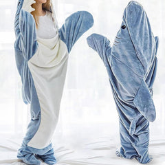 Gudina shark hoodie gros plan polaire douce pour chaleur et douceur