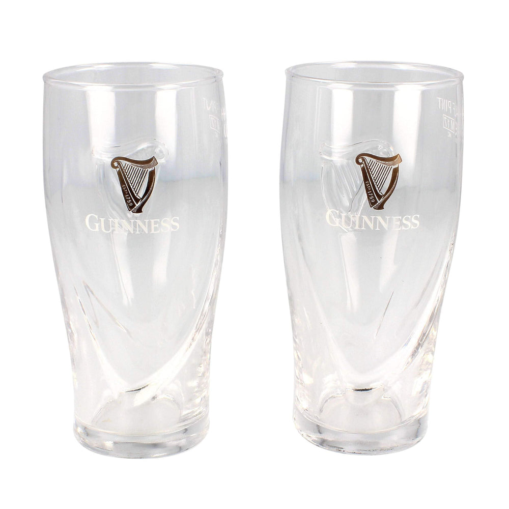 Guinness gros plan harpe et logo sérigraphiés, rendu durable