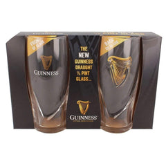 Guinness verre face 10oz montrant silhouette élégante et portion réduite