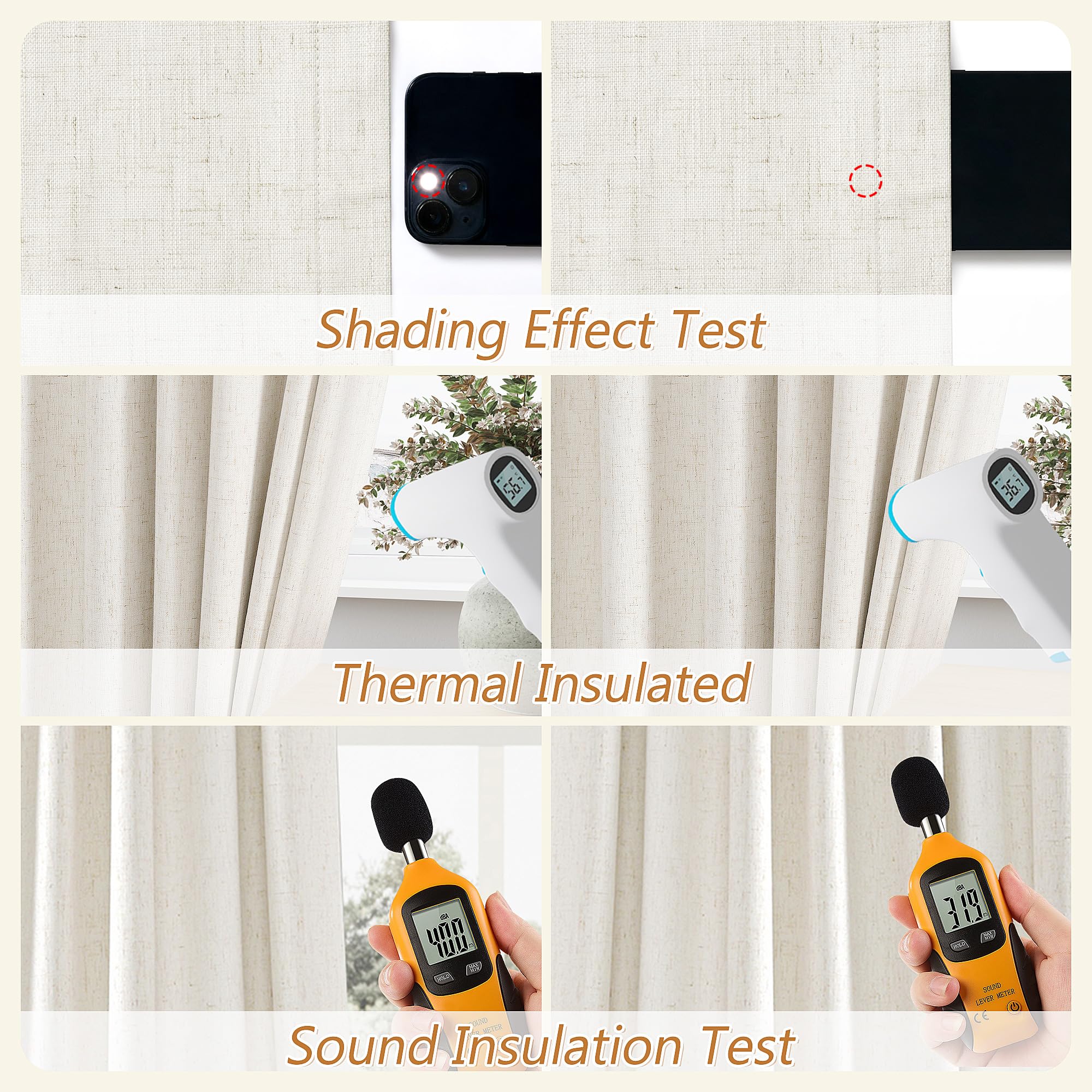 Guken rideaux installés dans une chambre illustrant obscurité et intimité