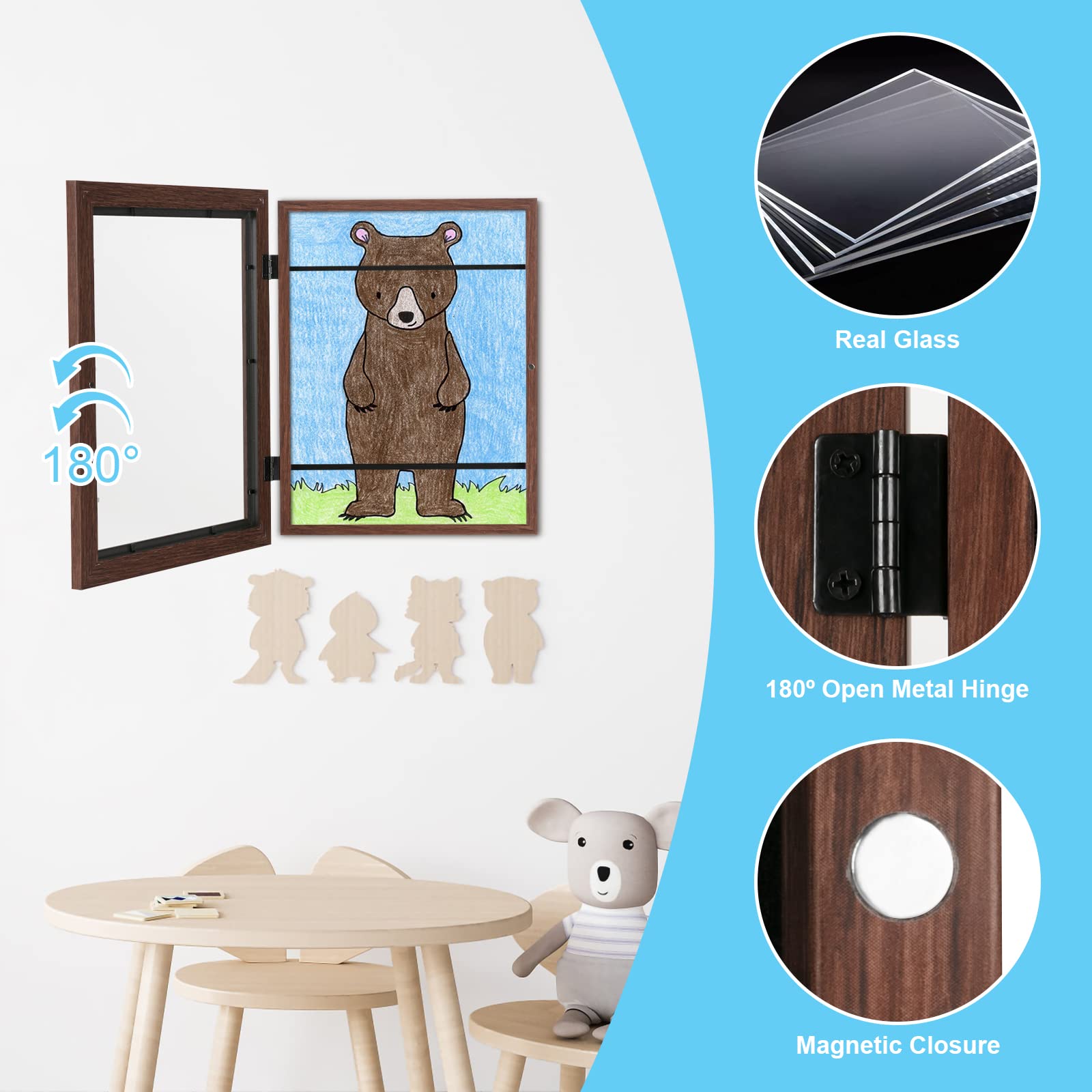 GULETHUN accroché horizontalement et verticalement pour flexibilité d'affichage