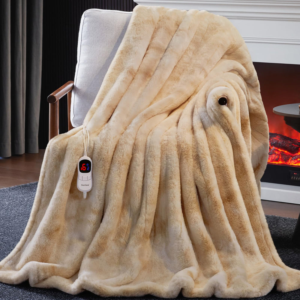Guohaoi plaid chauffant vue avant, chaleur rapide et style