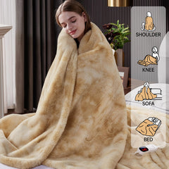 Guohaoi texture fausse fourrure douce pour confort moelleux