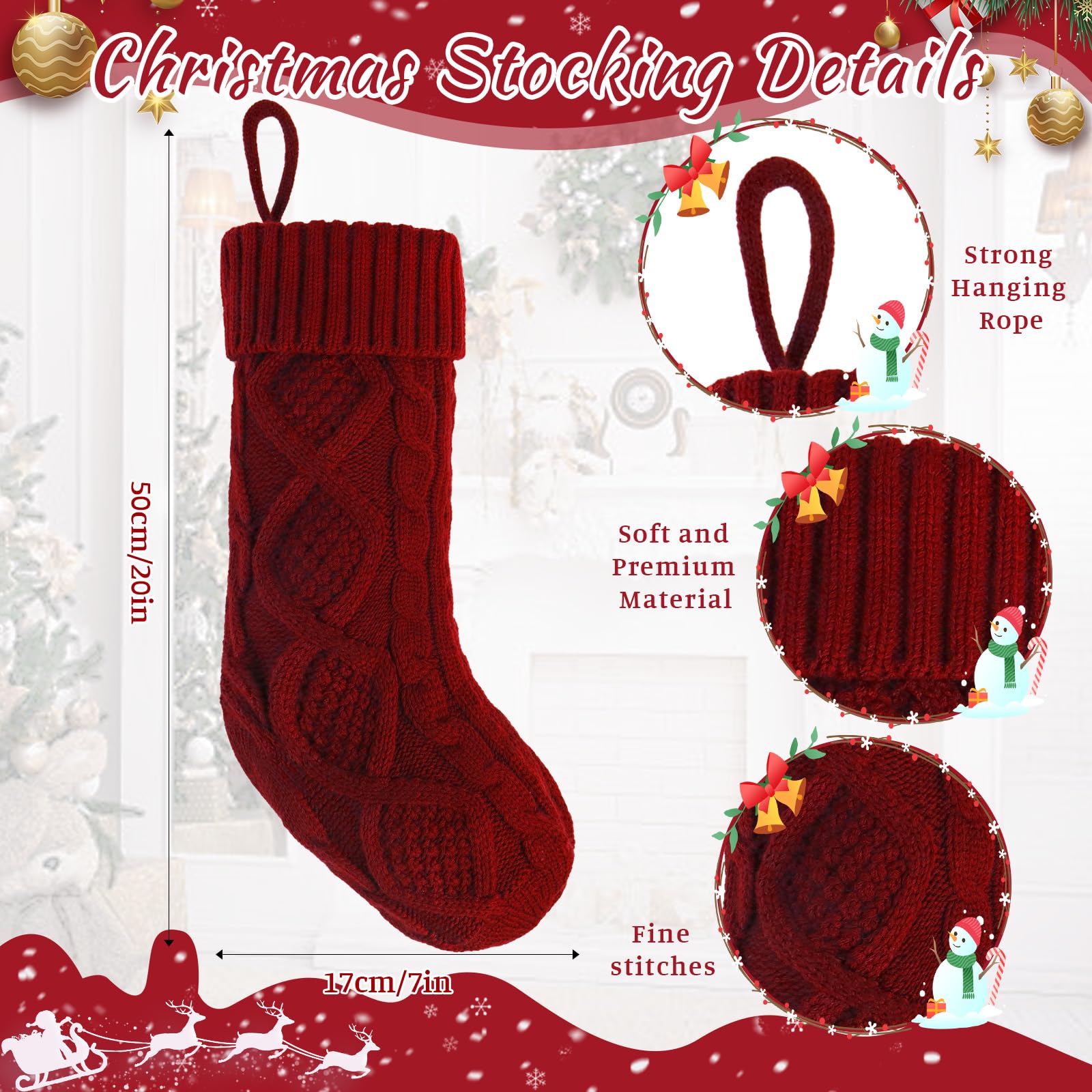 Gushu étiquettes en bois bonhomme neige et père noël prêtes à personnaliser, pratique pour identifier cadeaux
