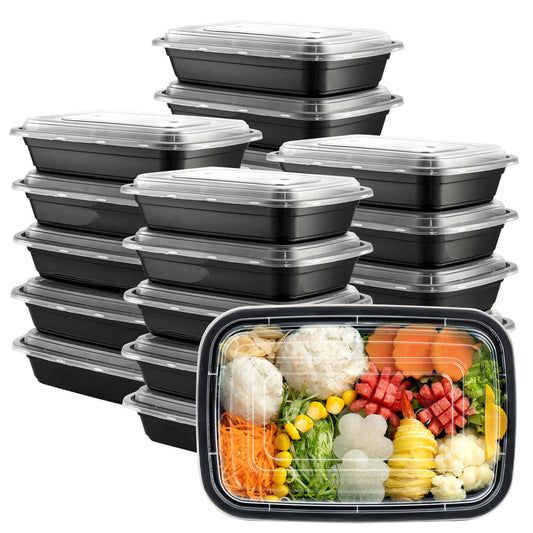GUSTO boîte face avec couvercle montrant stabilité et herméticité pour transporter repas