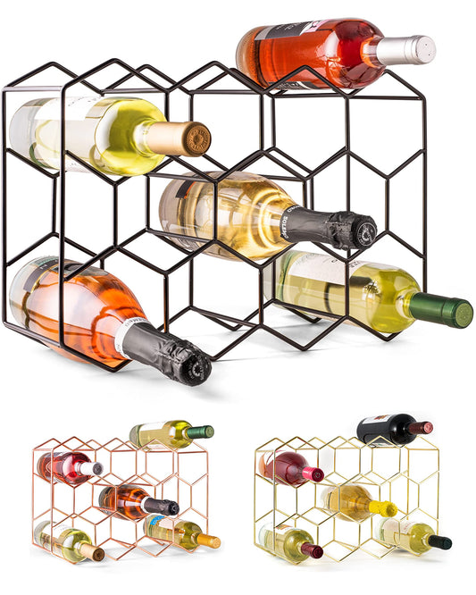 Gusto Nostro porte-bouteilles face montrant design moderne et gain de place