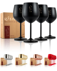 Gusto Nostro verre à vin face avant élégant pour service extérieur