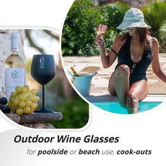 Gusto Nostro verre tenu en main pratique et stable pour pique-nique
