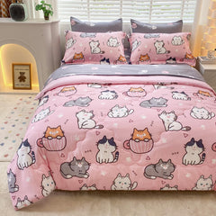 Gusuhome vue avant de l'ensemble lit chat, apporte charme décoratif