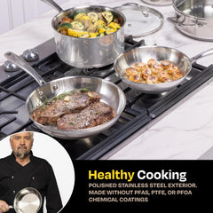 Guy Fieri's Flavortown poignée rivetée garantissant prise sûre et solidité