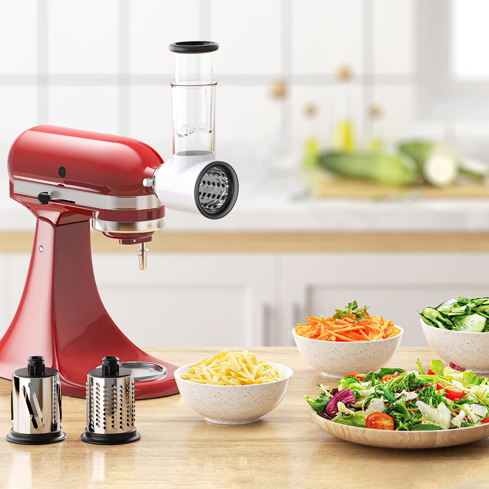 GVODE comparaison taille avec bol KitchenAid pour évaluer encombrement