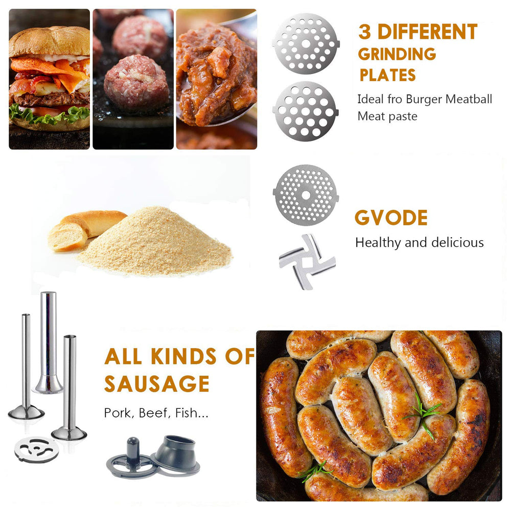GVODE trois tubes à saucisse montrant possibilités de diamètres variés