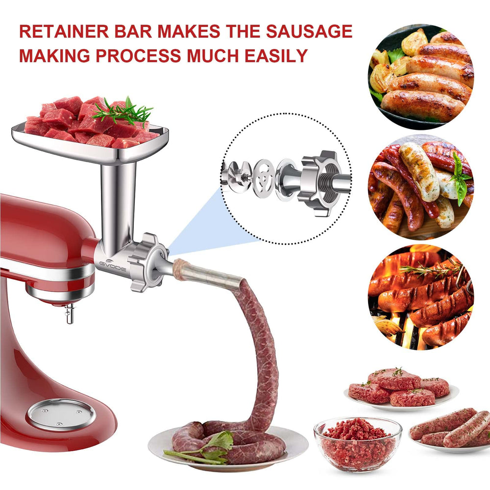 GVODE tambours inox trancheur et râpe, coupe nette pour fromages et légumes