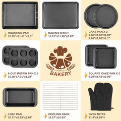 Gymdin plaque de cuisson large montrant surface antiadhésive pour biscuits réguliers