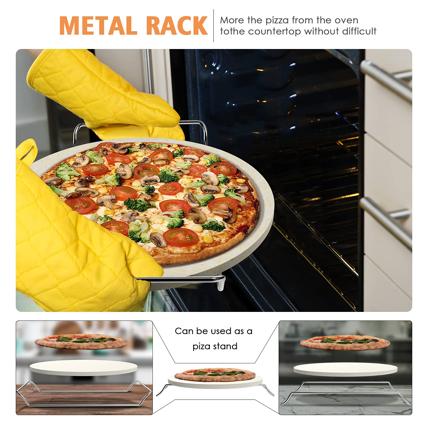 Gyreuni roulette coupe-pizza lame inox durable, coupe nette et ergonomique