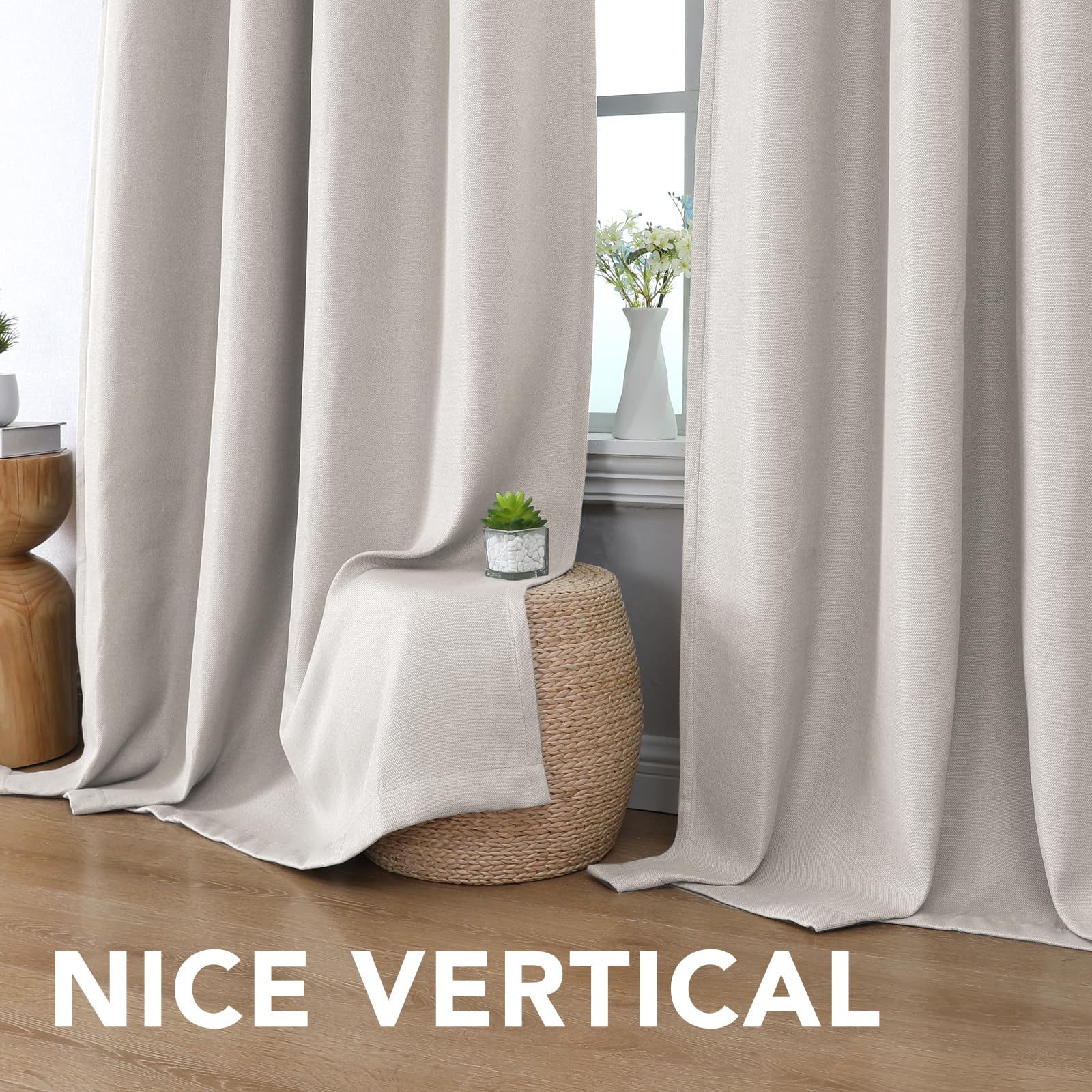 H.VERSAILTEX ourlet inférieur soigné garantissant tenue et finition