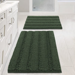 H.VERSAILTEX face avant du tapis rayé montrant couleur bronze vert et confort