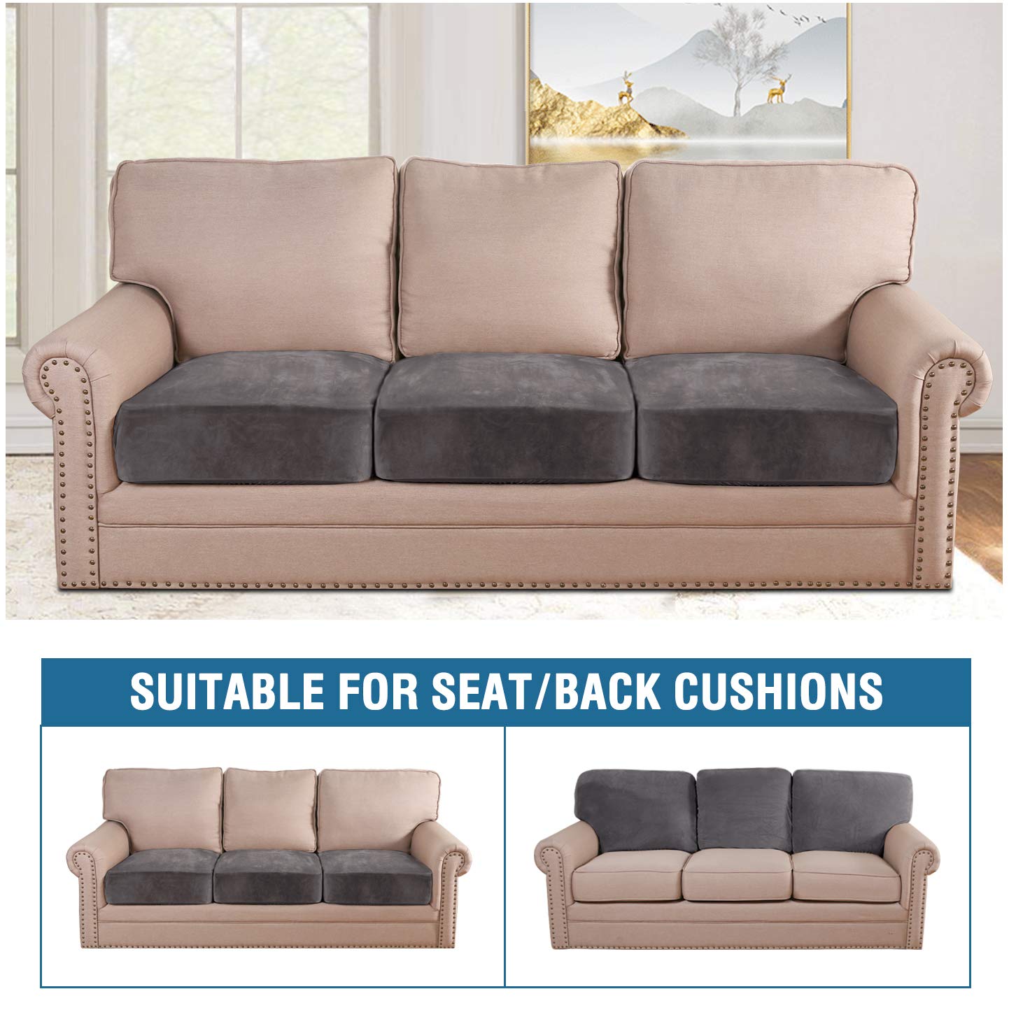 H.VERSAILTEX housse utilisée sur fauteuil pour look rénové