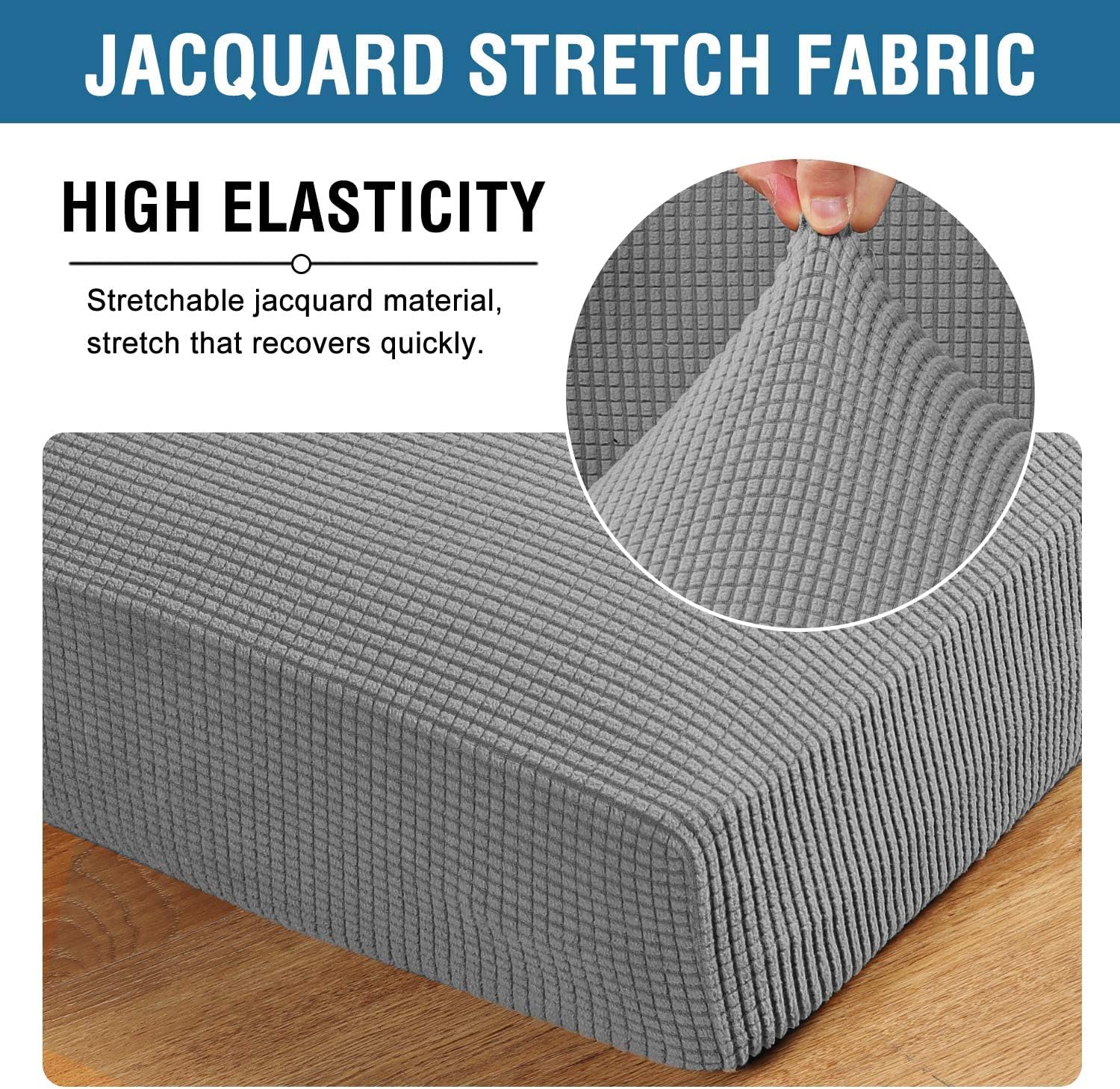 H.VERSAILTEX boucles élastiques sous coussin assurant maintien antidérapant