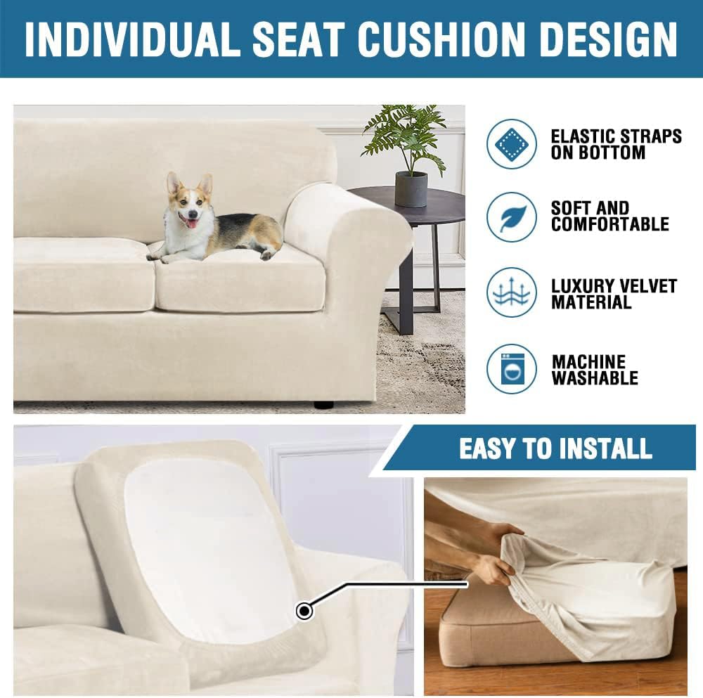 H.VERSAILTEX housse coussin détail assurant ajustement précis