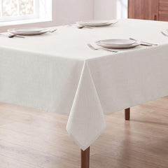 H.VERSAILTEX nappe face avant ivoire protège et habille la table