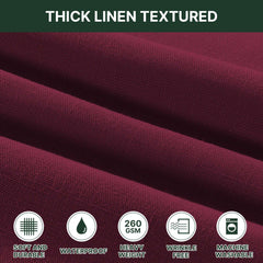 H.VERSAILTEX nappe dressée pour repas de fête, apporte ambiance chaleureuse