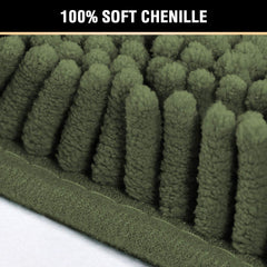 H.VERSAILTEX gros plan chenille microfibre montrant douceur et absorption rapide