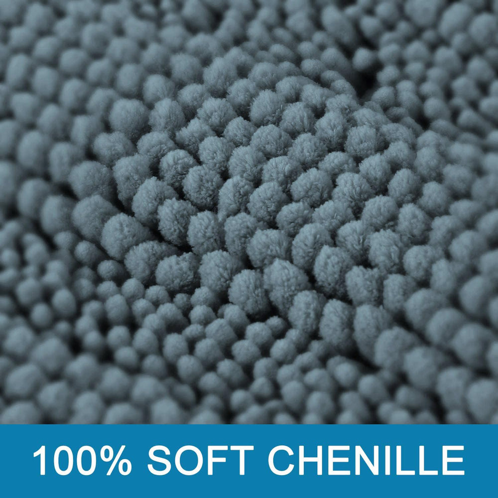 H.VERSAILTEX gros plan chenille montrant douceur absorbante