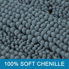 H.VERSAILTEX gros plan chenille montrant douceur absorbante