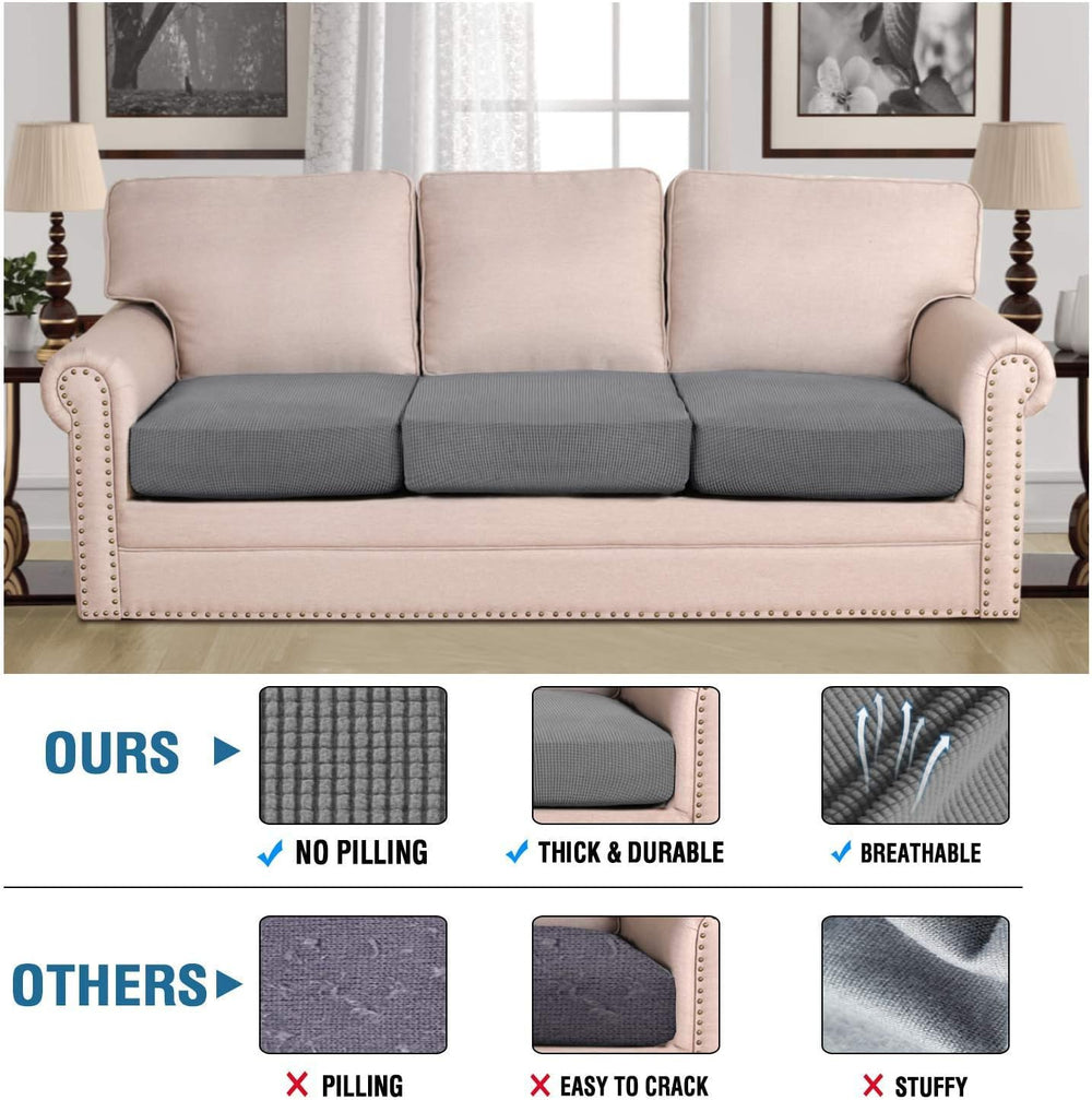 H.VERSAILTEX gros plan du tissu jacquard texturé, montre qualité et finition durable