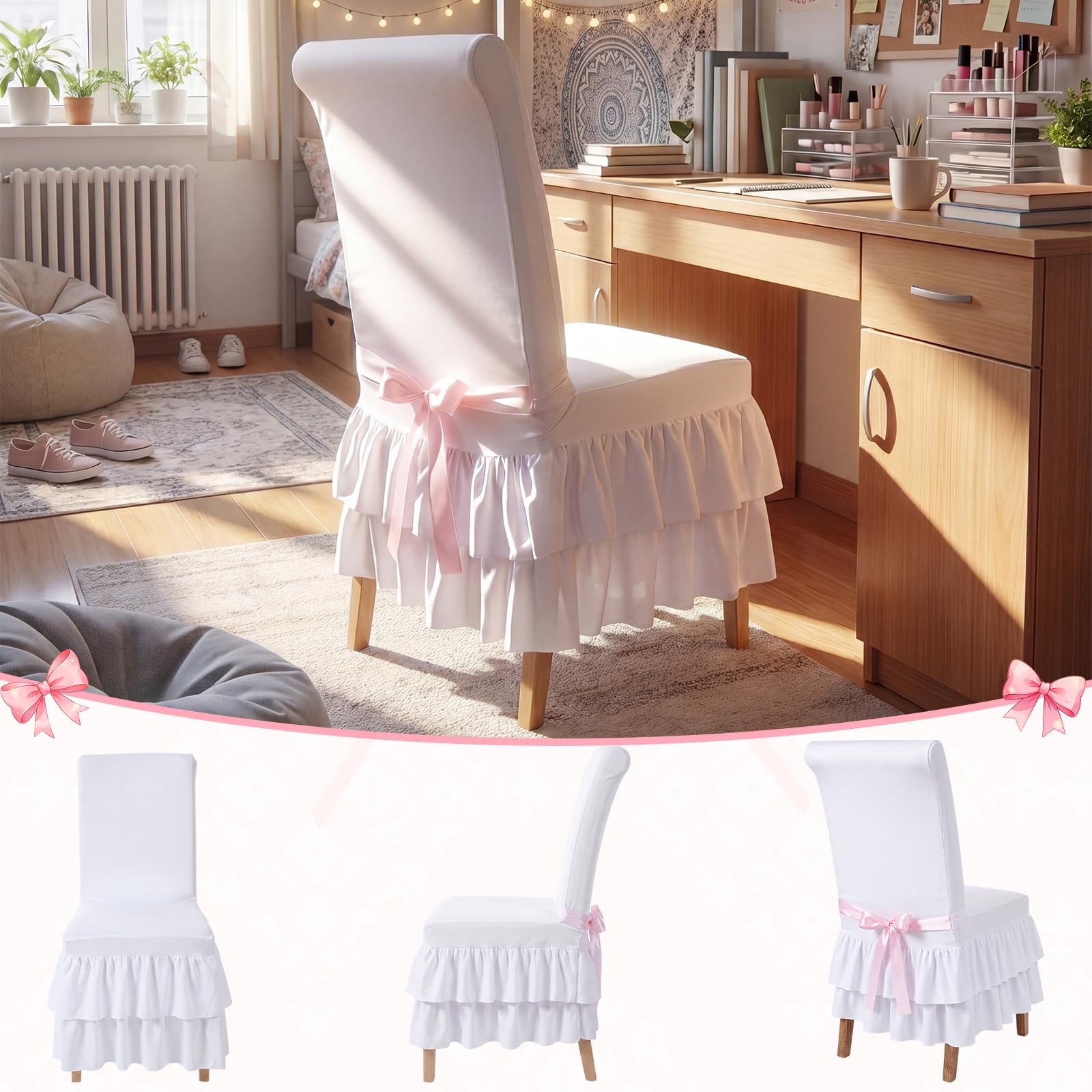 Hahafelt comparaison taille montrant ajustement sur chaise standard