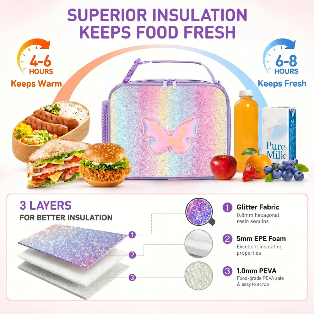 Hairao intérieur isolant et poche en mesh pour couverts et organisation