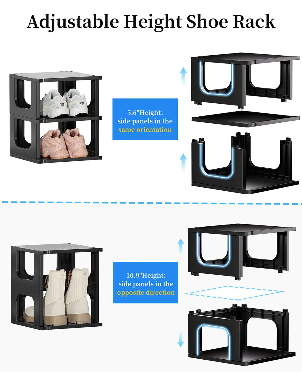 HAIXIN étagère avec bottes hautes illustrant rangement modulable