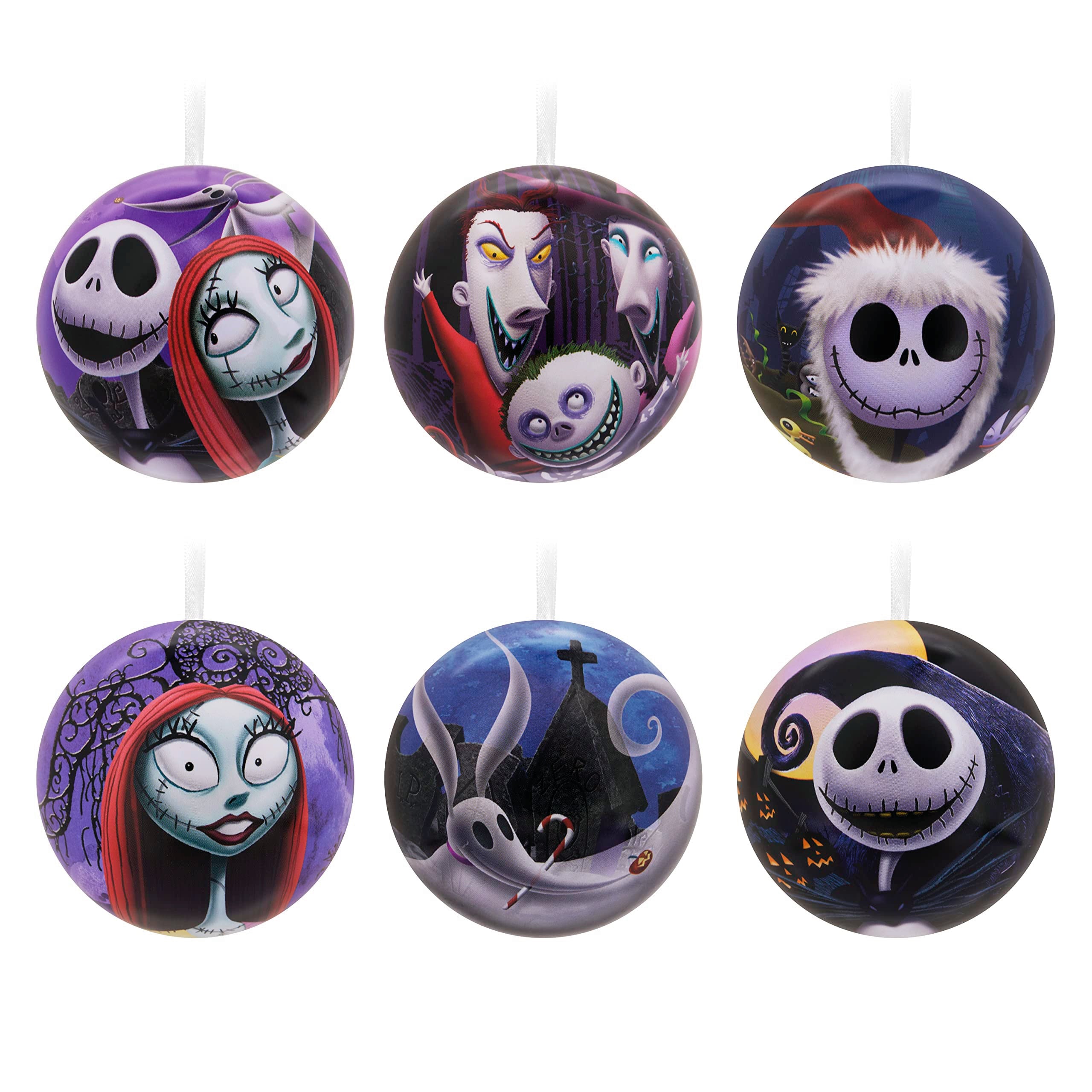 Hallmark boule métal visage Jack Skellington apporte charme cinéphile décoratif