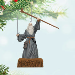 Hallmark Gandalf gros plan visage haute définition, finition précise