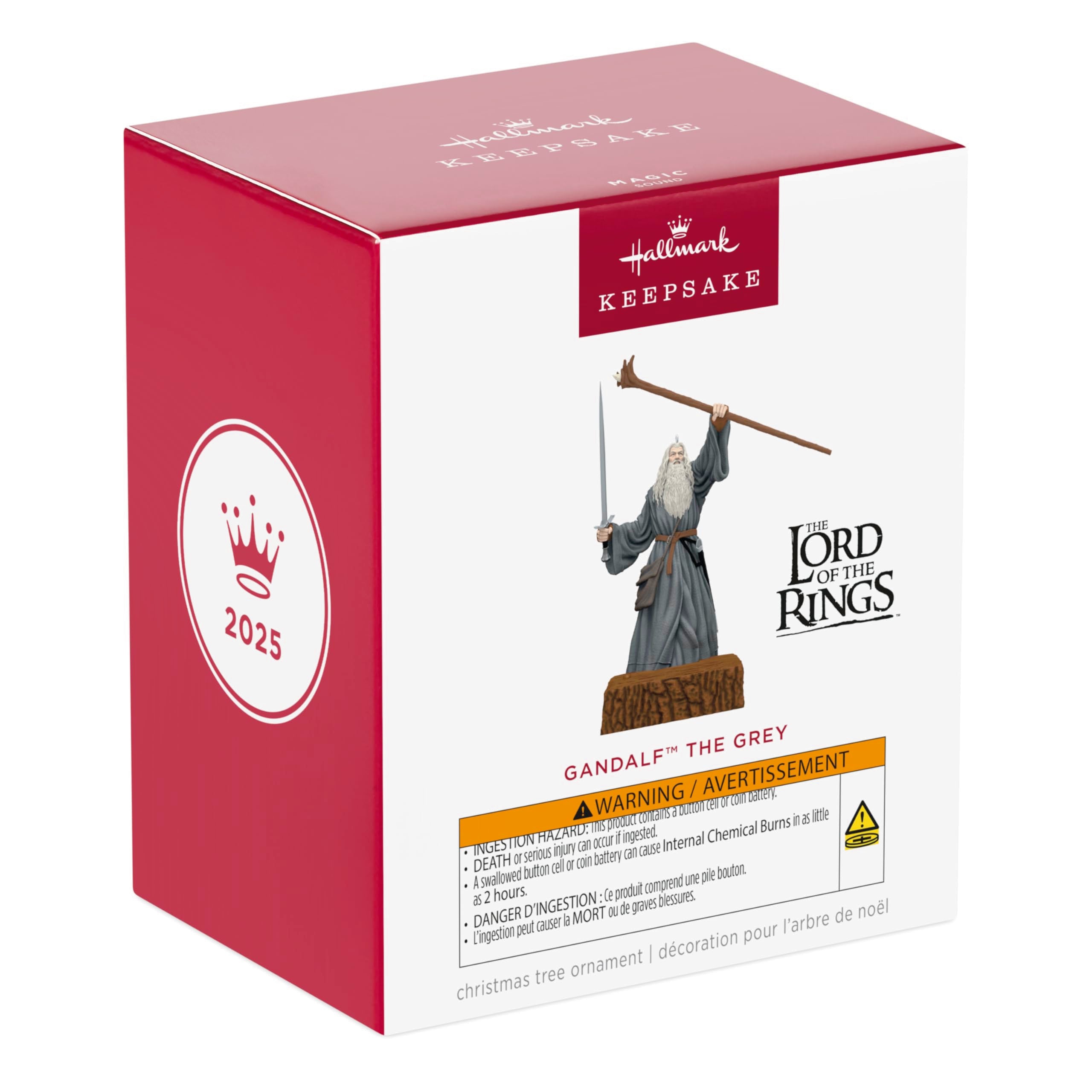 Hallmark Gandalf décor de sapin pour ambiance festive et fandom