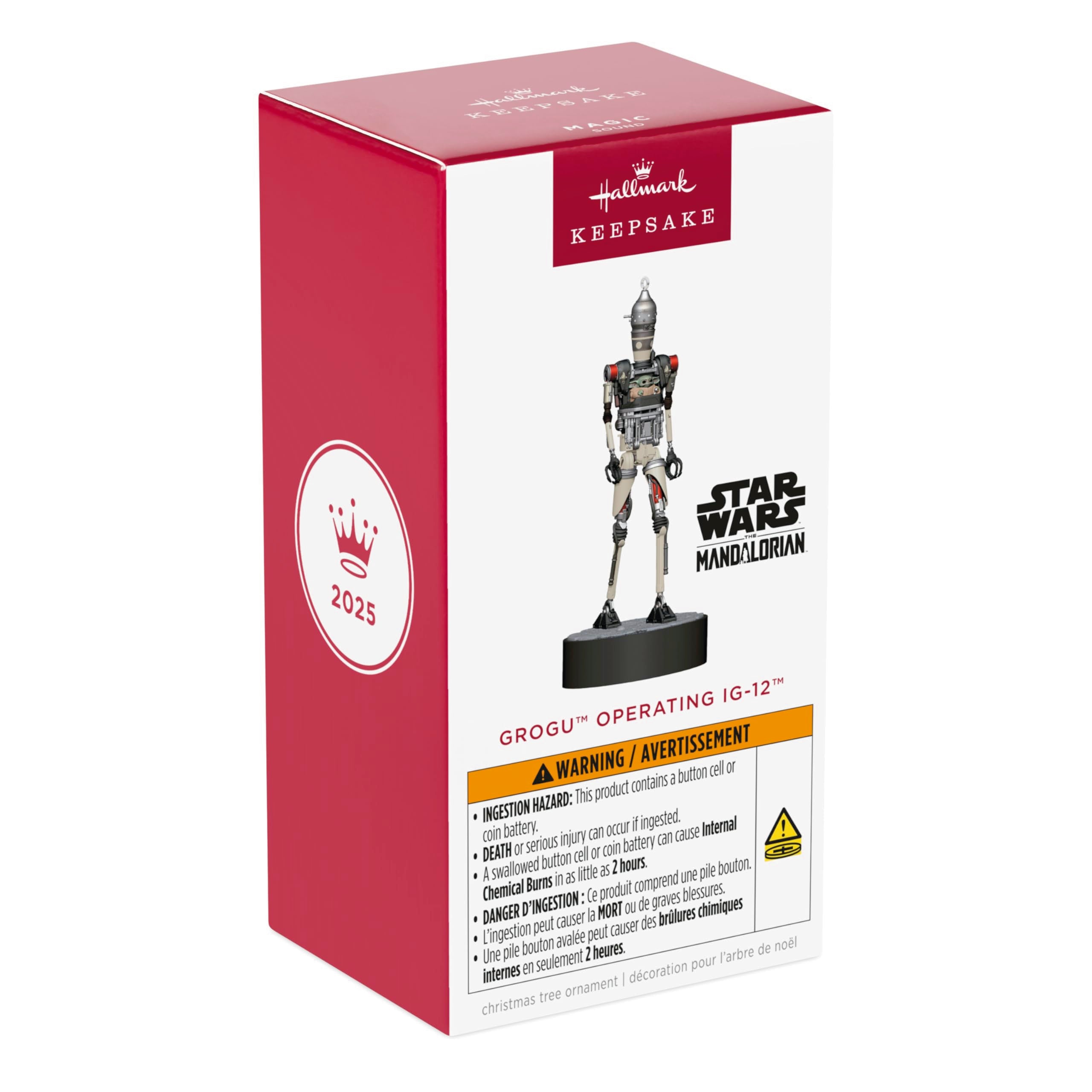 Hallmark Grogu et IG-12-boîte cadeau Hallmark protège et met en valeur