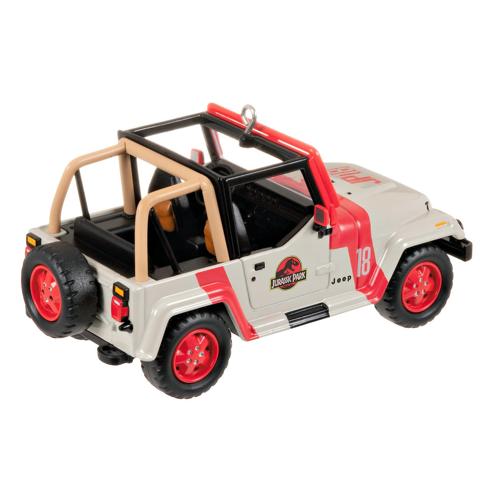 Hallmark Keepsake gros plan sur calandre Jeep et logo avec finition fidèle