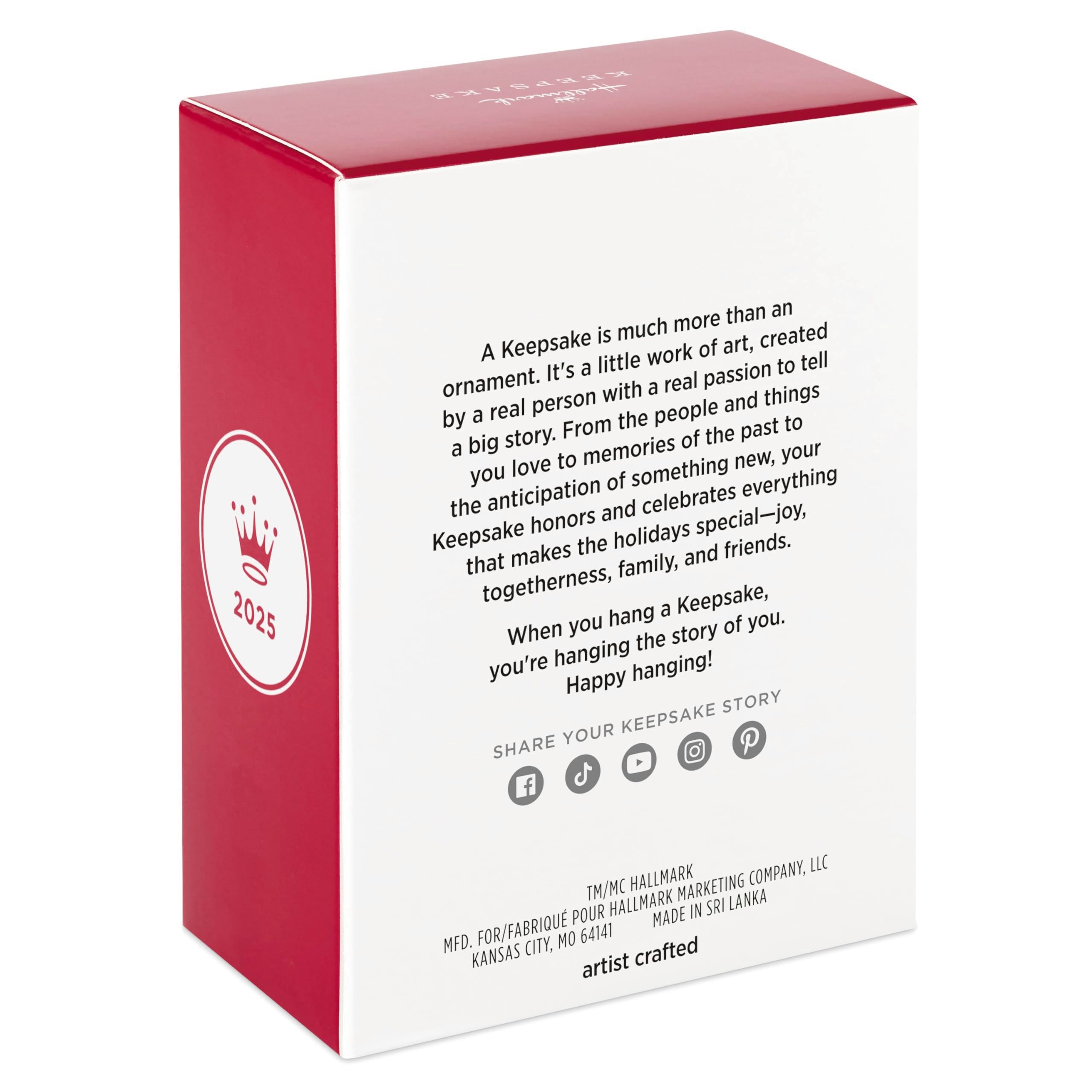 Hallmark Keepsake ornement présenté avec d’autres décorations, parfait pour collectionneurs