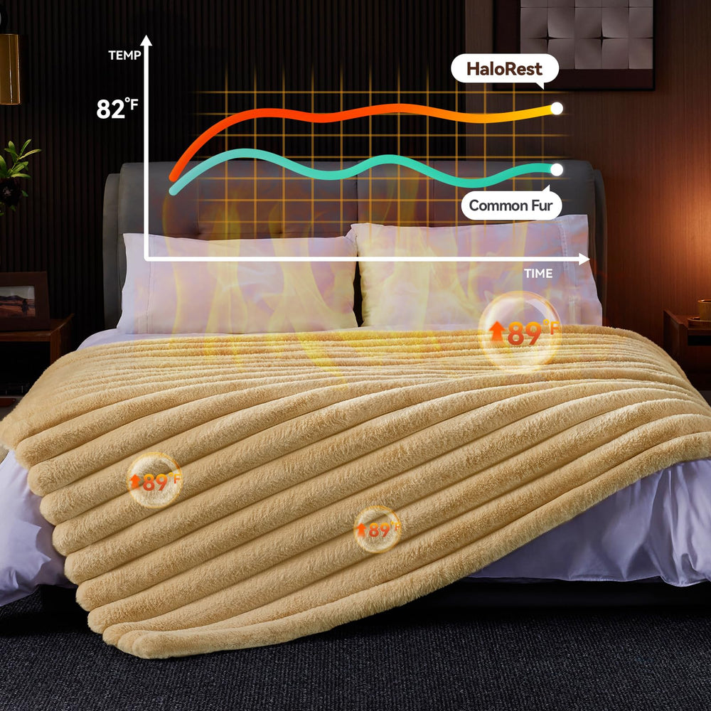 HaloRest gros plan texture fourrure douce montrant peluche et confort tactile