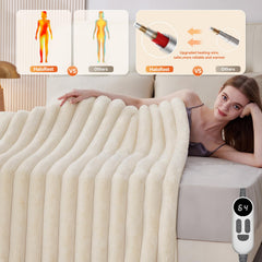 HaloRest gros plan de la texture en fausse fourrure pour confort moelleux