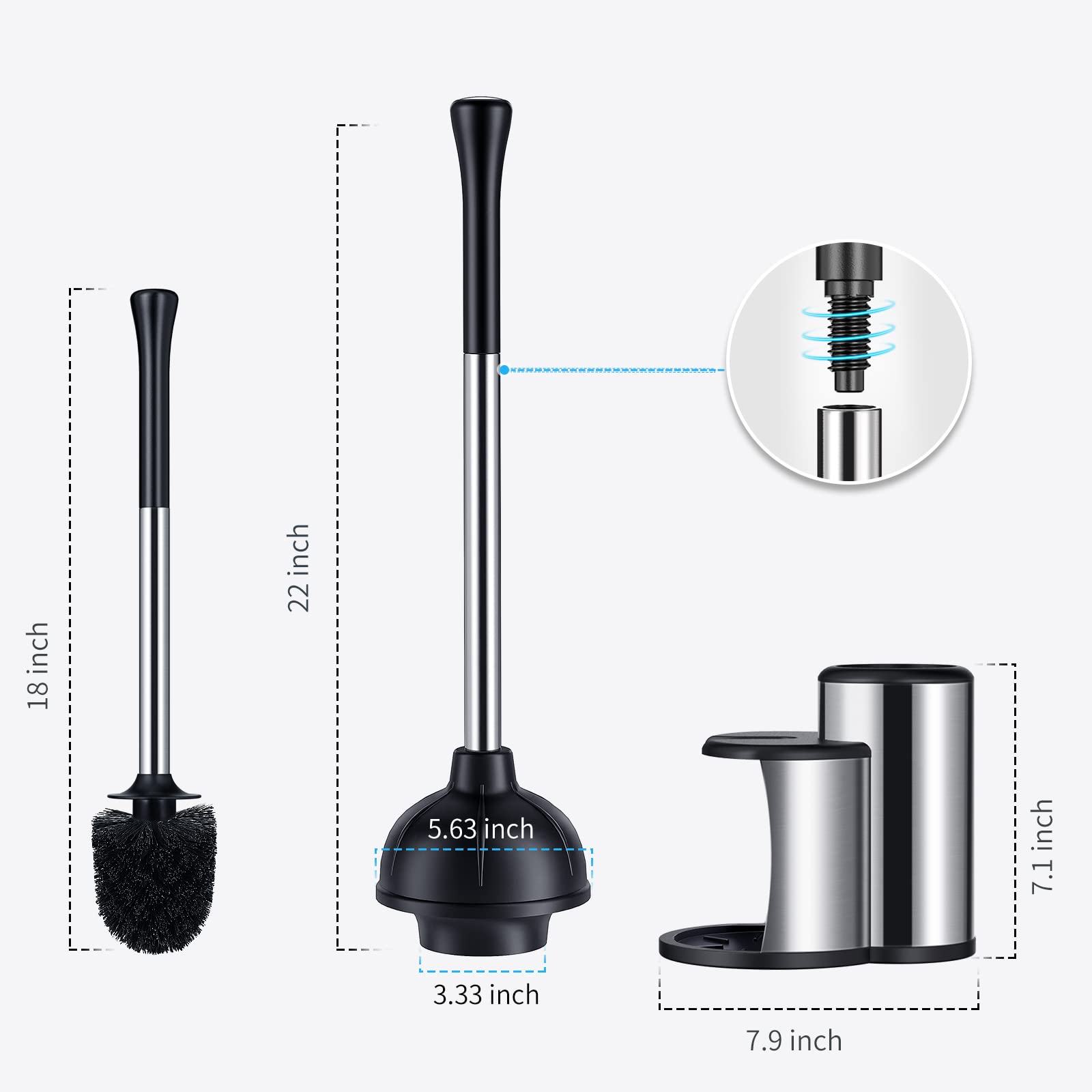 HAMITOR produit en situation salle de bain moderne esthétique et discret