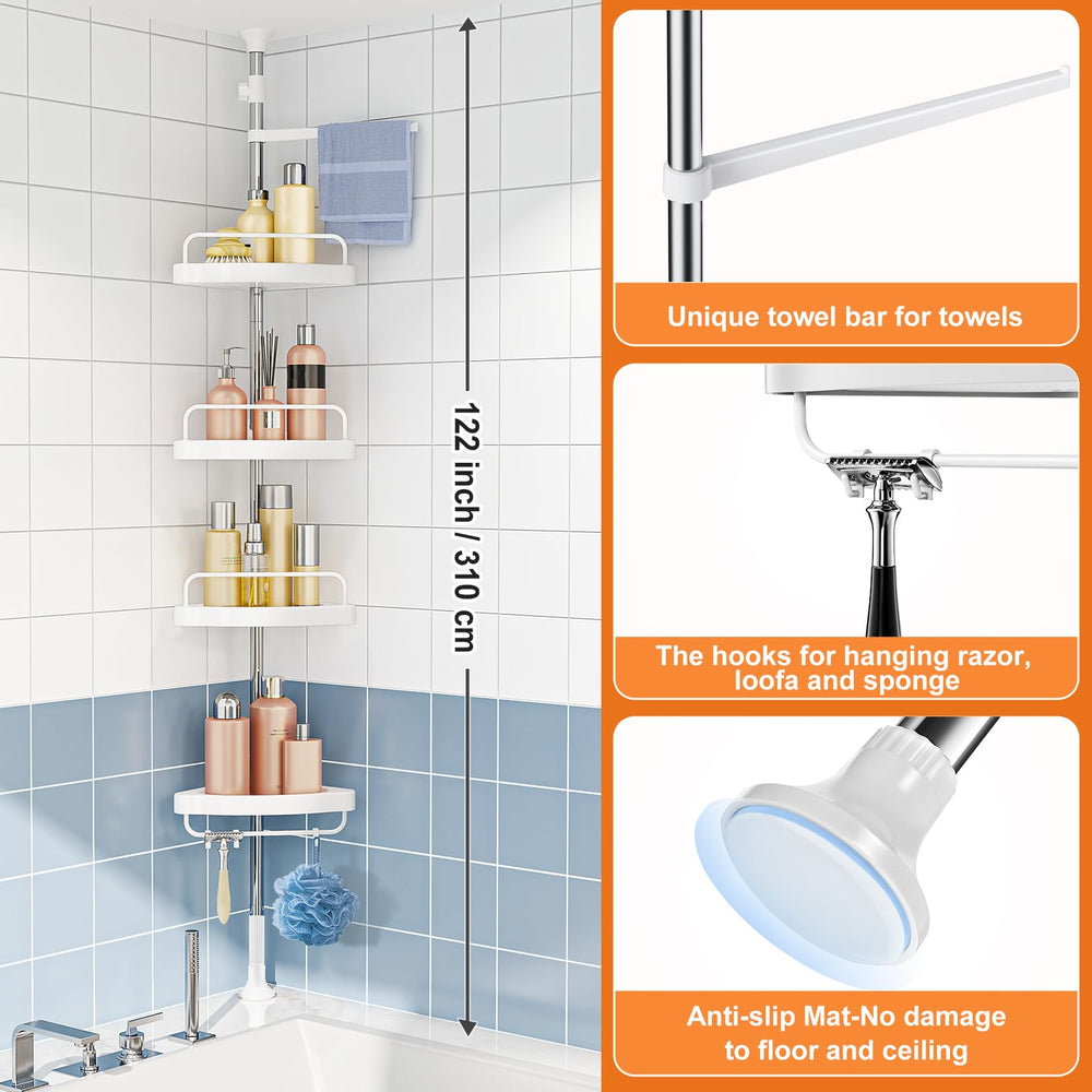 HAMITOR scène lifestyle en salle de bain avec caddy organisé et aspect élégant