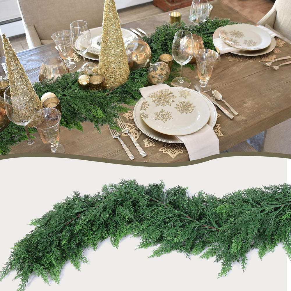 Hananona guirlande décorée sur rampe d'escalier améliorant accueil festif