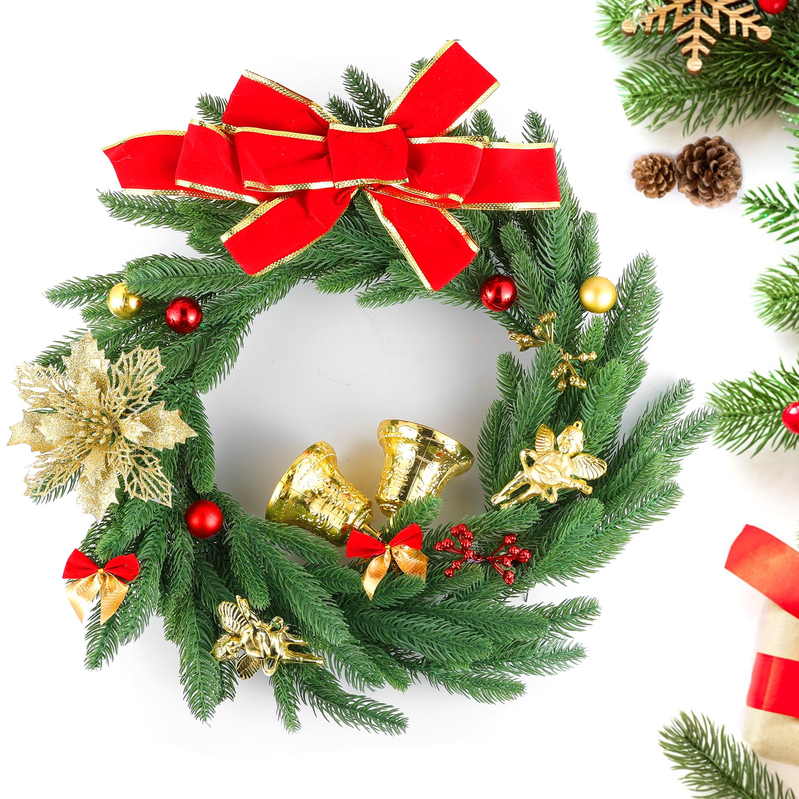 Hananona guirlande posée sur cheminée apportant ambiance festive