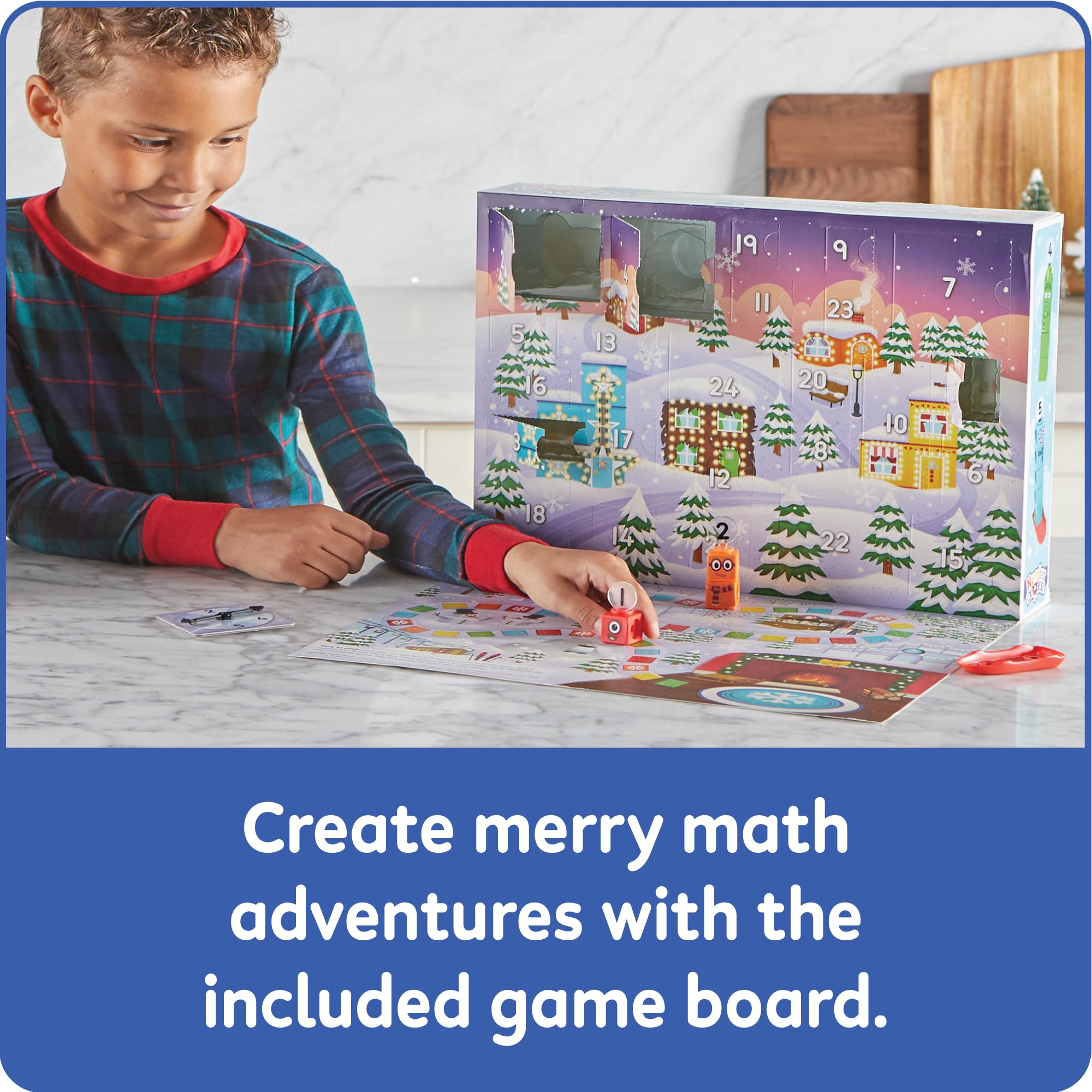 hand2mind accessoires et figurines Numberblocks pour créer scènes de Noël