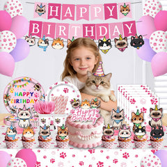 HandTool toppers gâteau et cupcakes personnalisables pour thème chat