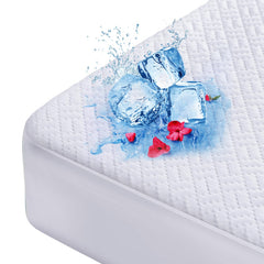 Hanherry protège-matelas face avant respirante pour confort frais
